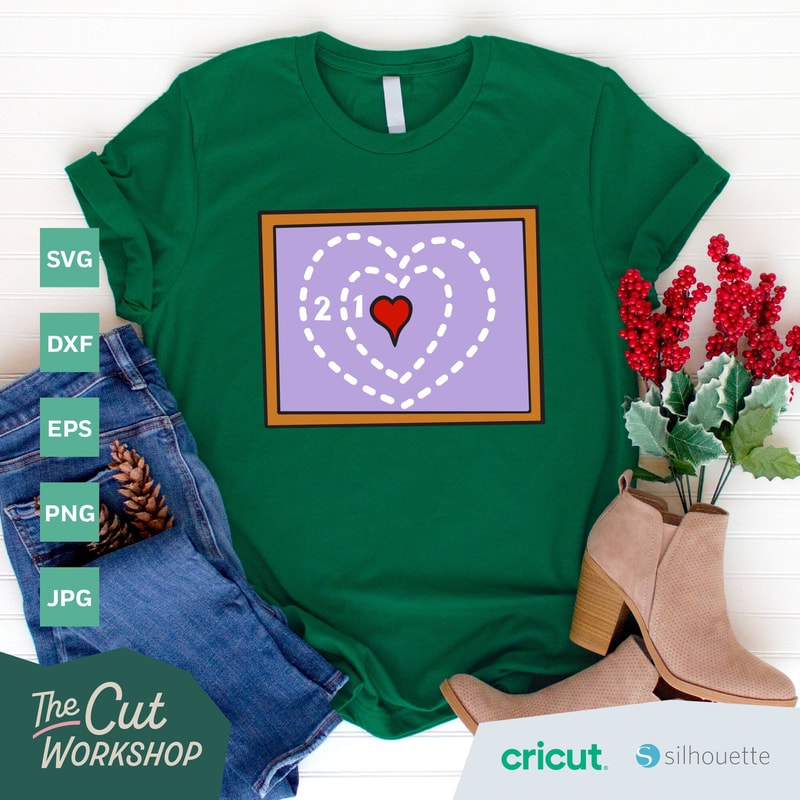 Heart Grew Two Sizes Christmas Layered SVG Clipart Images Digital Download Sublimation Cricut Cut File Png Dxf Jpg - 6.jpg