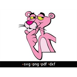 pink panther- 1 svg, png, pdf, dxf