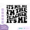 It's me, hi I'm the TEACHER It's me Retro Groovy Text  SVG Clipart Images Digital Download Sublimation Cricut Cut File Png Dxf Eps Jpg - 2.jpg