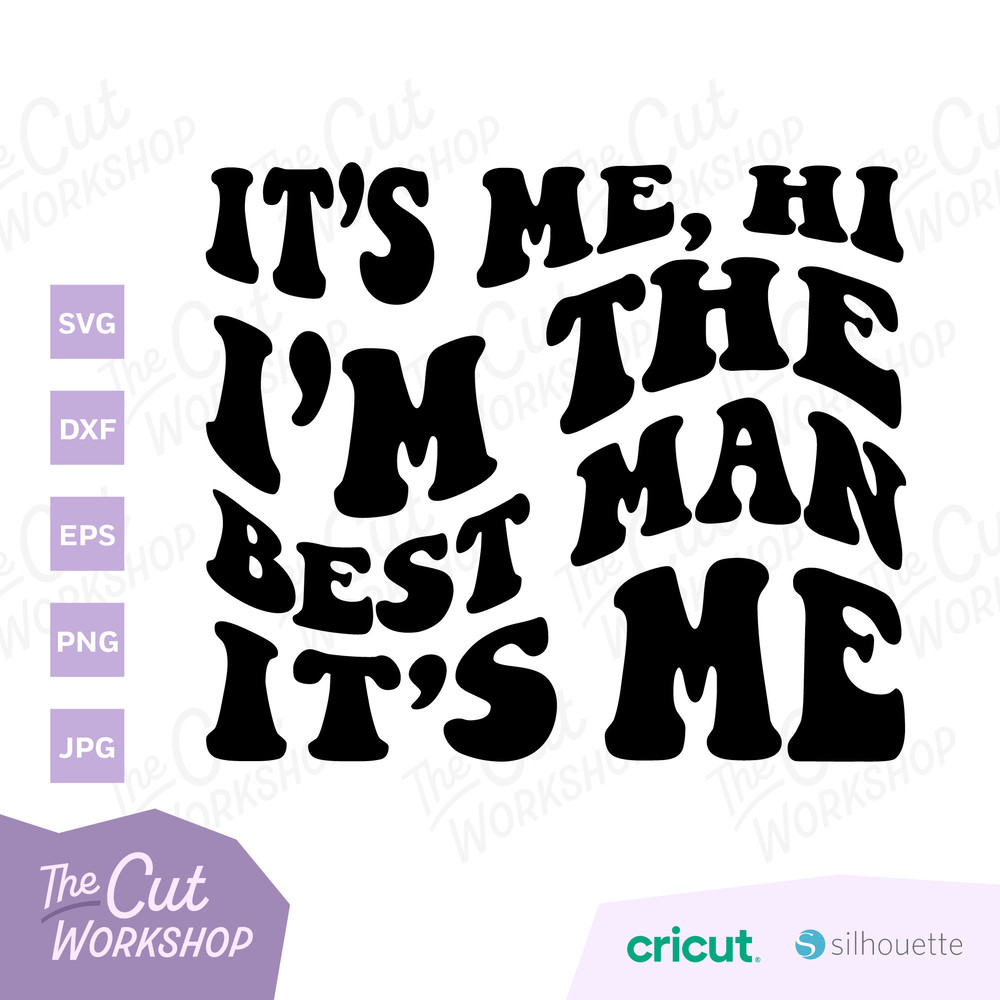 It's me, hi I'm the BRIDE GROOM Wedding Bridal Shower Bachelorette Retro Groovy  SVG Clipart Sublimation Cricut Cut File Png Dxf Eps Jpg - 6.jpg