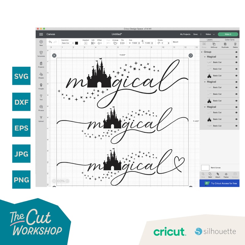 Magical Kingdom Castle Disneyland Disneyworld Trip SVG Clipart Images Digital Download Sublimation Cricut Cut File Png Dxf Eps Jpg - 3.jpg