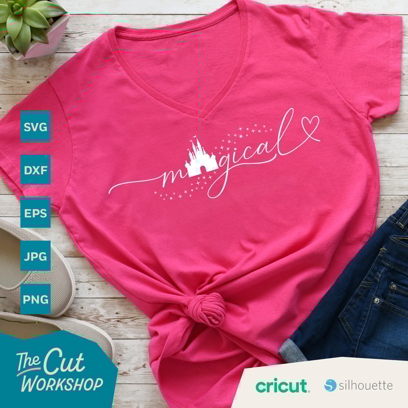 Magical Kingdom Castle Disneyland Disneyworld Trip SVG Clipart Images Digital Download Sublimation Cricut Cut File Png Dxf Eps Jpg - 5.jpg