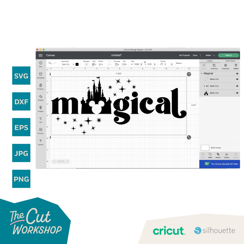 Magical Mickey Castle Disneyland Disneyworld Trip SVG Clipart Images Digital Download Sublimation Cricut Png Dxf Eps Jpg - 3.jpg