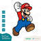 Mario Jumping Fist Super Mario Layered 1 Color  SVG Clipart Digital Download Sublimation Cricut Cut File Png Dxf Eps Jpg - 4.jpg