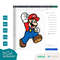 Mario Jumping Fist Super Mario Layered 1 Color  SVG Clipart Digital Download Sublimation Cricut Cut File Png Dxf Eps Jpg - 6.jpg