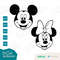 Mickey and Friends Minnie Daisy Donald Goofy Pluto Chip Dale 1 COLOR BUNDLE   SVG Clipart Download Sublimation Cut File Png Dxf Eps Jpg - 2.jpg