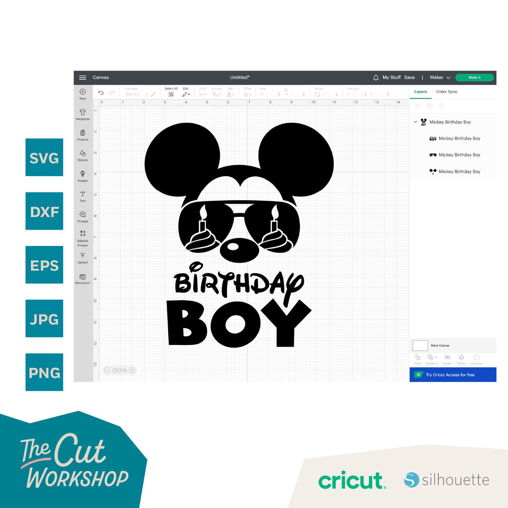 Mickey Birthday Boy Mickey Aviators Sunglasses Glasses Ears Mouse SVG Clipart Digital Download Sublimation Cricut Cut File Png Dxf Eps Jpg - 4.jpg