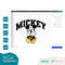 Mickey Varsity Collegiate Letters Distressed Sitting Mouse SVG Clipart Images Digital Download Sublimation Cricut Cut File Png Dxf Eps - 5.jpg