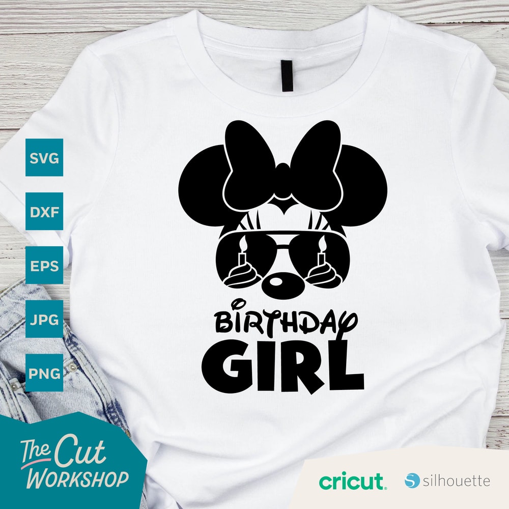 Minnie Birthday Girl Mickey Aviators Sunglasses Glasses Ears Mouse SVG Clipart Digital Download Sublimation Cricut Cut File Png Dxf Jpg - 3.jpg
