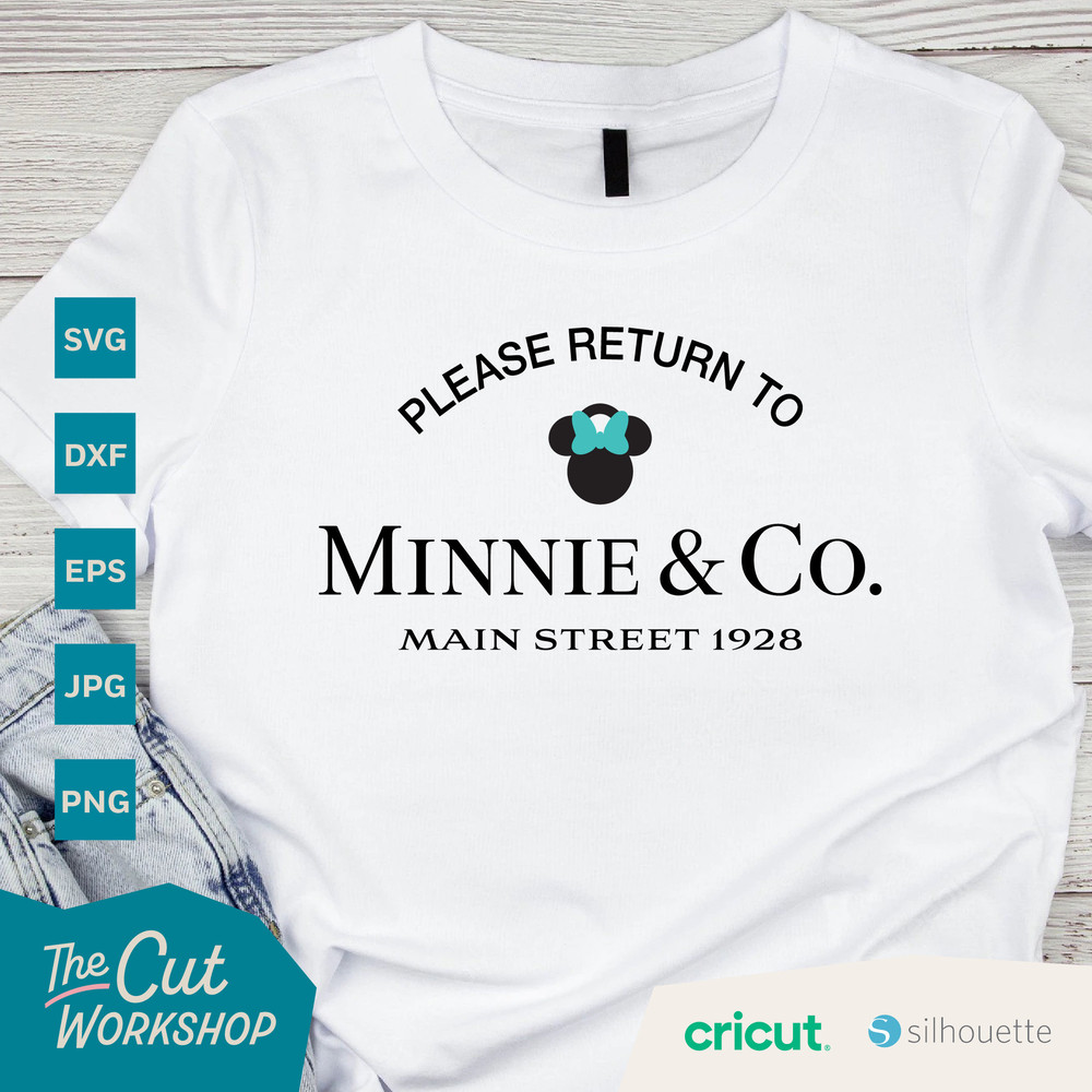 Minnie & Co Main Street Please Return to Disneyland Disneyworld   SVG Clipart Digital Download Sublimation Cricut Cut File Png Dxf Eps Jpg - 4.jpg
