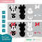 Minnie Mouse Vintage Cute Cuddly Sitting 2 & 3 color layered SVG Clipart Images Digital Download Sublimation Cricut Cut File Png Dxf Eps - 2.jpg