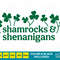 Shamrocks & Shenanigans SVG Lucky St Patricks Day Clipart Shirt SVG Sublimation Trendy Cricut Instant Digital Download Dxf Png Eps Jpg - 1.jpg