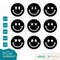 Smile Face Groovy Retro Happy Face Emoji Lighting Bolt Hearts  SVG Clipart Digital Download Cut File Cricut Sublimation Print Png Jpg - 4.jpg
