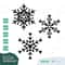 Snowflake Christmas Mickey Mouse Ears SVG Clipart Images Digital Download Sublimation Cricut Cut File Png Dxf Jpg - 2.jpg