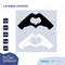 Thing Heart Hand Wednesday Addams  Layered SVG Clipart Images Digital Download Sublimation Cricut Cut File Png Dxf Jpg - 2.jpg