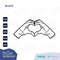 Thing Heart Hand Wednesday Addams  Layered SVG Clipart Images Digital Download Sublimation Cricut Cut File Png Dxf Jpg - 3.jpg