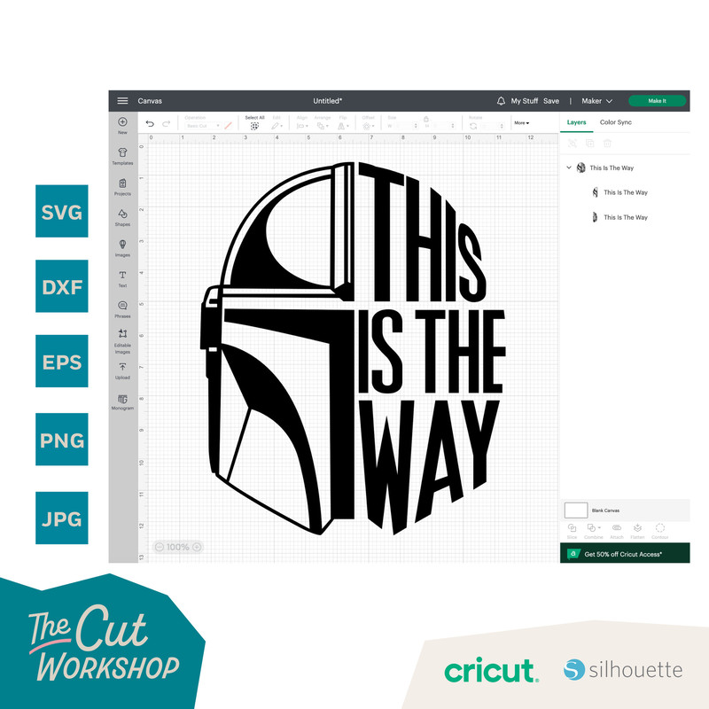 This is the way Mandalorian Baby Yoda Helmet   SVG Clipart Digital Download Sublimation Cricut Cut File Png Dxf Eps Jpg - 3.jpg
