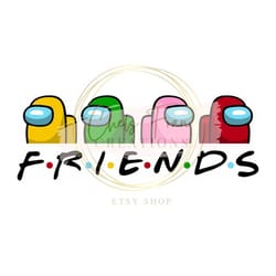 among us friends svg, png, dxf, eps files, cut files, cricut, vector file imposter