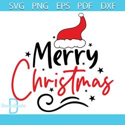 Merry Christmas Elf Hat Svg, Christmas Svg, Elf Hat Svg, Santa Claus Hat Svg