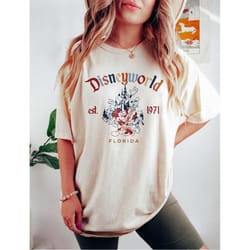 vintage disneyworld shirt, retro disneyworld 1971 florida shirt, magic kingdom shirt, disney trip shirt, disney family m