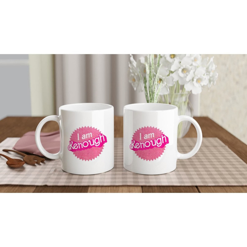 I am Kenough mug, Barbie movie mug, funny Barbie gift, Ken mug.jpg