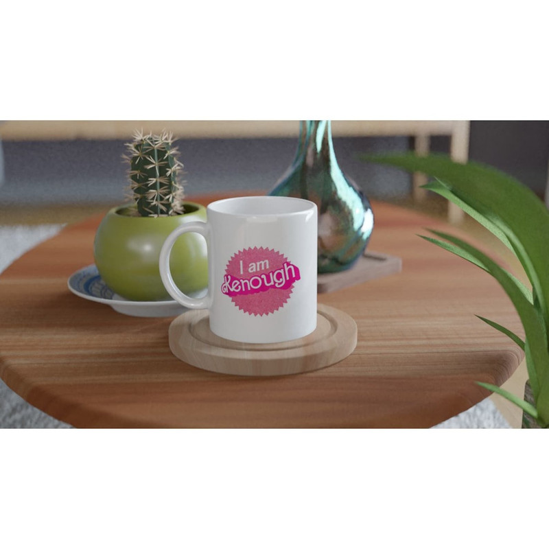 I am Kenough mug, Barbie movie mug, funny Barbie gift, Ken mug1.jpg