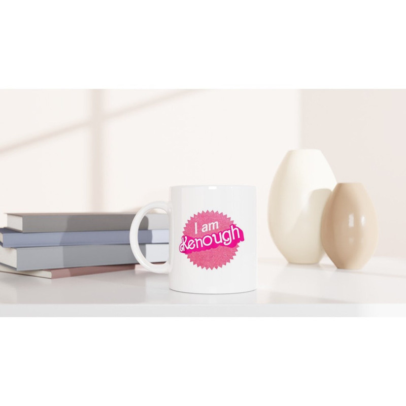 I am Kenough mug, Barbie movie mug, funny Barbie gift, Ken mug2.jpg