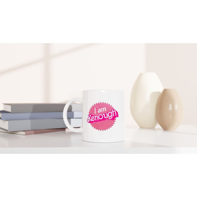 I am Kenough mug, Barbie movie mug, funny Barbie gift, Ken mug3.jpg