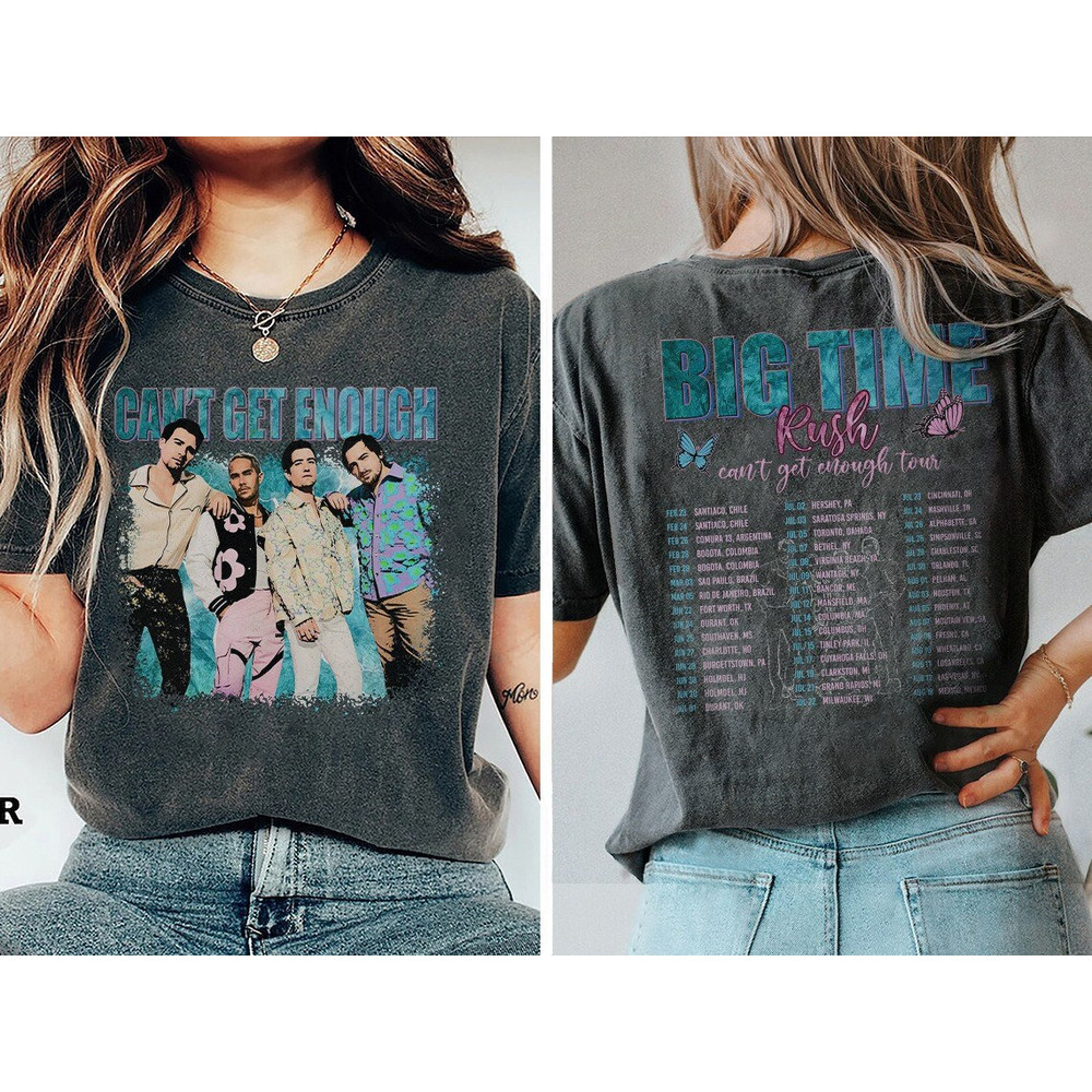 Comfort Colors® 2 Sides Big Time Rush Band Cant Get Enough Tour Shirt, Big Time Rush Tour 2023 Shirt, Music Tour Shirts, BTR Gift For Fan - 1.jpg
