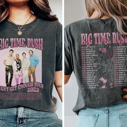comfort colors 90s vintage big time rush band shirt, gift for her
