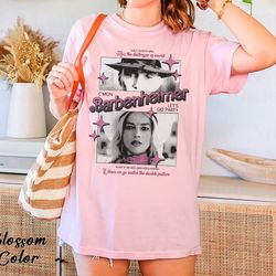 comfort colors barbenheimer vintage shirt classique, retro barbe, gift for her