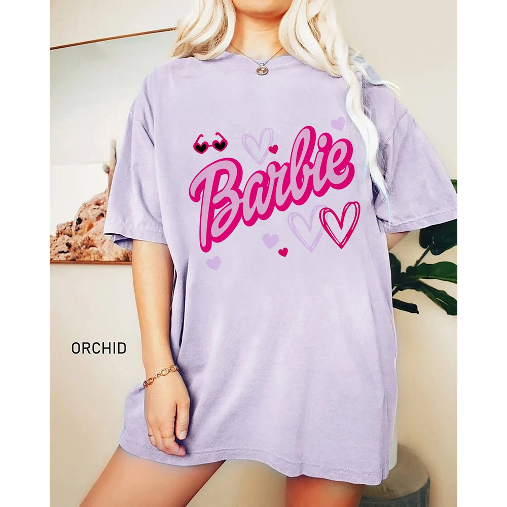 Comfort Colors® Barbie Heart Shirt, Cheetah Barbie Shirt,Barbie Dream House, Barbie Movie 2023 Shirt - 3.jpg