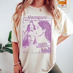 comfort colors olivia rodrigo vampire shirt, olivia rodrigo album