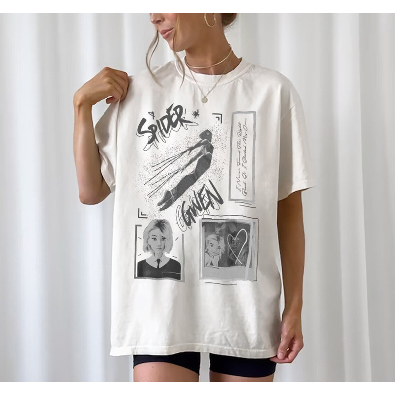 Comfort Colors® Spider Gwen Shirt, Spiderverse shirt, spiderman shirt - 4.jpg