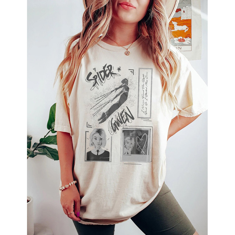 Comfort Colors® Spider Gwen Shirt, Spiderverse shirt, spiderman shirt - 6.jpg