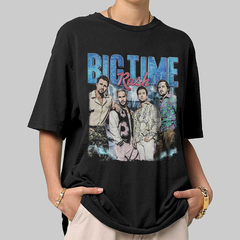 Vintage Big Time Rush Band Shirt, 2023 Can't Get Enough Tour Shirt, Big Time Rush 90s Vintage T-shirt, BTR Bootleg Gift for Fans - 3.jpg