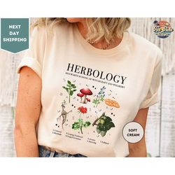 herbology plants shirt, herbology shirt, gift for plant lover, botanical shirt, plant lover shirt, plant wizard pottery