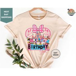 disney birthday girl shirt, birthday shirt disney, disney birthday, minnie birthday, birthday gift