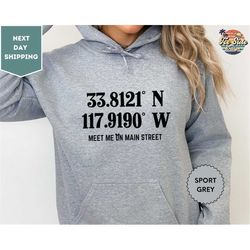 meet me on main street hoodie, disneyland hoodie, magic kingdom hoodie, disney world hoodie, mickey ears hoodie, disney