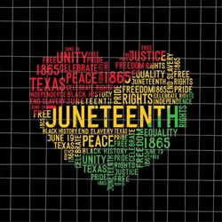 juneteenth heart black history svg, power fist hand black history month svg, black leaders juneteenth day svg, independe
