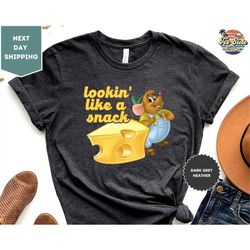 lookin' like a snack gus-gus shirt, disney shirt, disney snacks, disneyland trip shirt, disney family shirt, disneyland