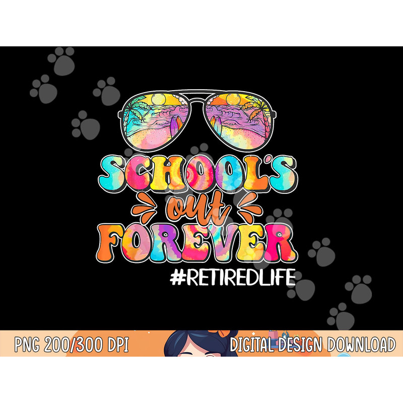 schools out ever leopard teacher retired life retirement png.jpg