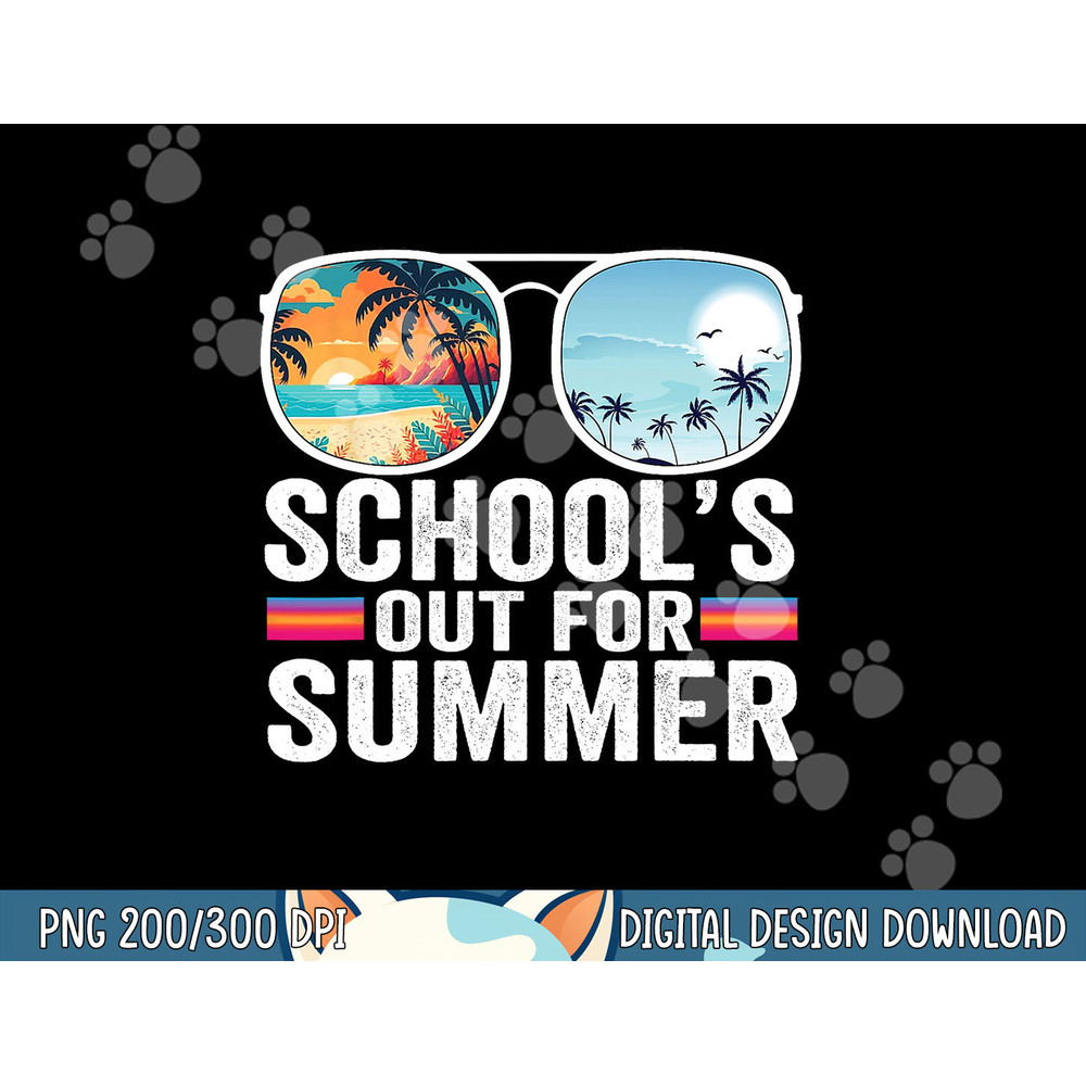 Schools Out For Summer Glasses Last Day Of School Teacher png, sublimation copy.jpg