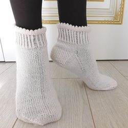 Socks Knitting Pattern | Women Socks Pattern | Socks Knit Pattern | Cozy Socks | Knit Socks Pattern | PDF Pattern | V5