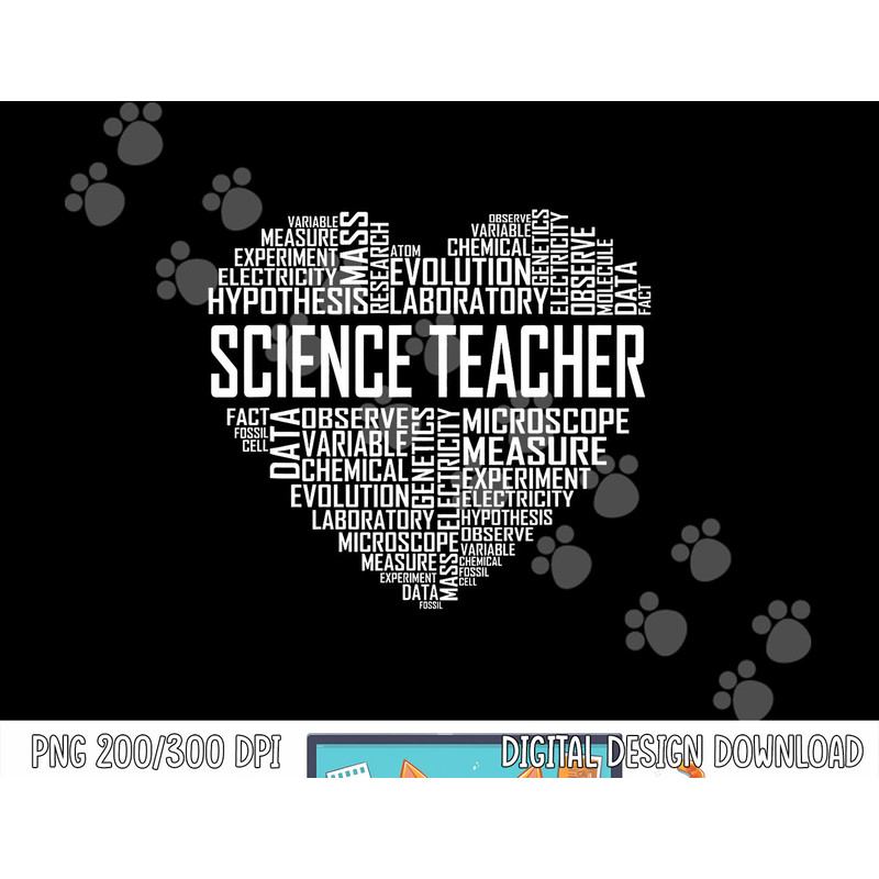 Science Teacher Heart Proud Science Teaching Design png, sublimation copy.jpg