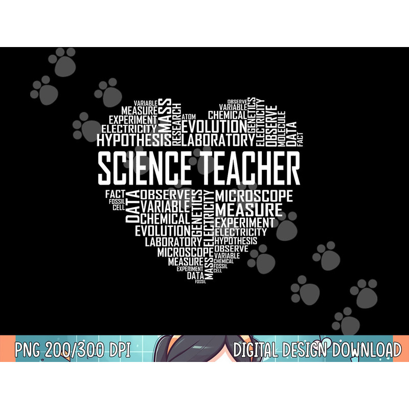 Science Teacher Heart Proud Science Teaching Design png, sublimation.jpg