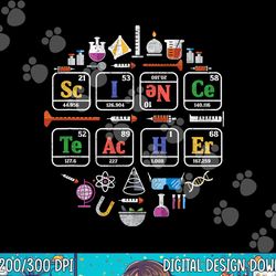 science teacher periodic table chemistry elements xmas gift  png, sublimation copy