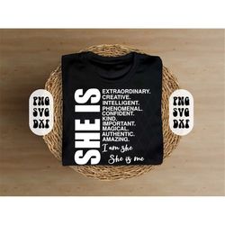 woman affirmation svg | i am she and she is me svg | png | dxf | she is me svg | she is me png | she is me i am she svg