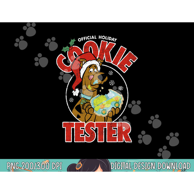 Scooby-Doo Christmas Cookie Tester png, sublimation.jpg
