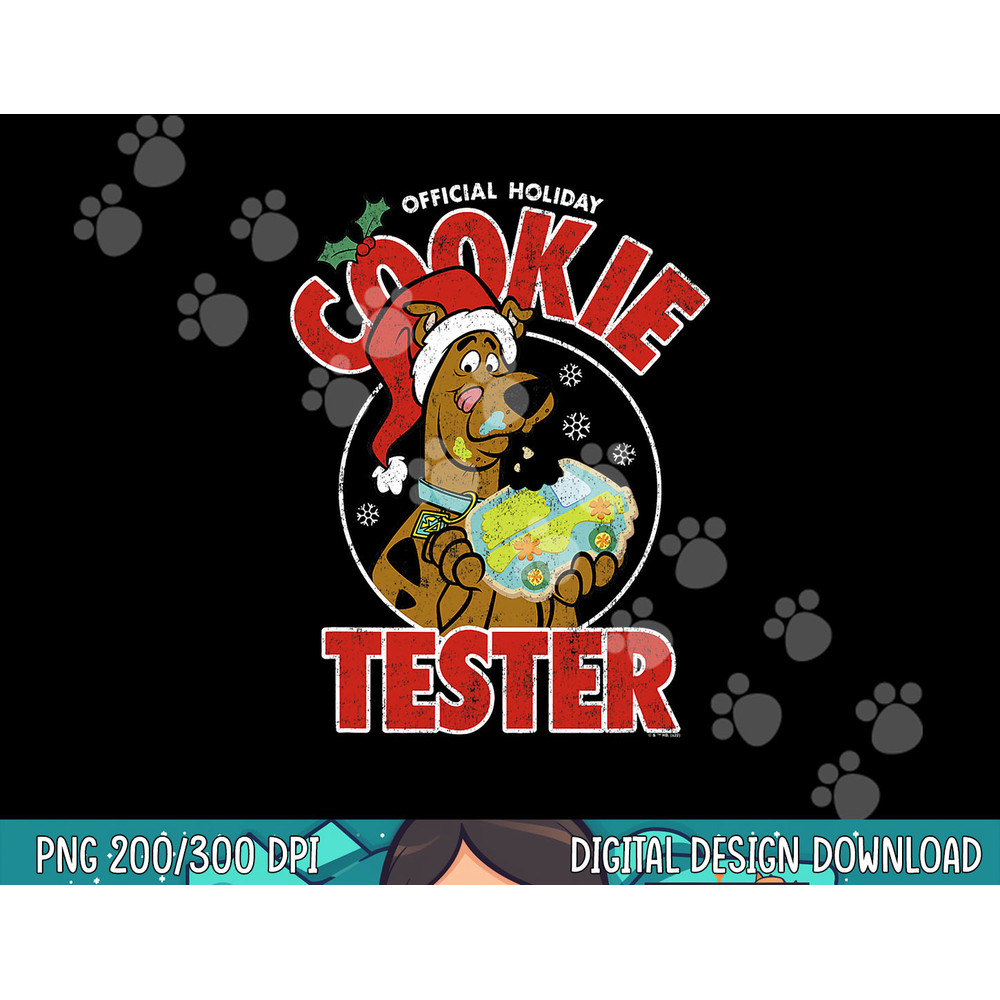 Scooby-Doo Christmas Cookie Tester png, sublimation.jpg